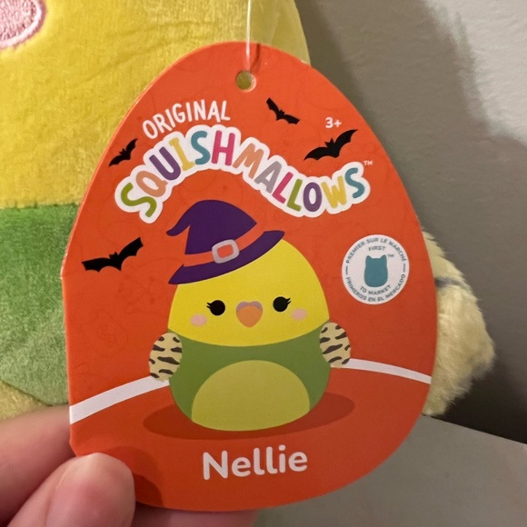 Squishmallow Nellie the Parakeet Halloween FTM - Picture 3 of 5